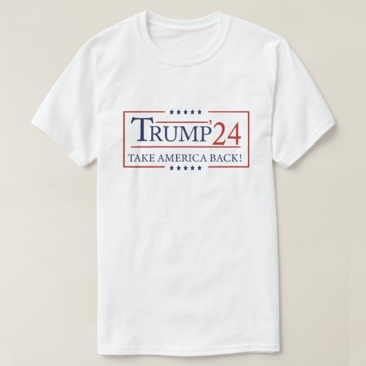 ドナルド・トランプ2024アメリカの選挙を取り戻す Tシャツ (デザイン正面)