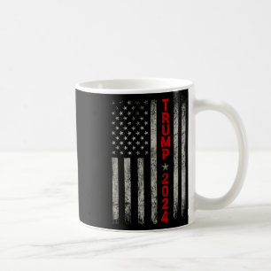 ドナルド・トランプ2024アメリカをアメリカ国旗に戻す コーヒーマグカップ