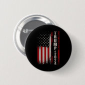 ドナルド・トランプ2024アメリカをアメリカ国旗に戻す 缶バッジ (正面&裏面)
