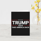 ドナルド・トランプ2024アメリカを取り戻す選挙 – The カード (黄色い花)