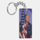 ドナルド・トランプ2024アメリカを取り戻す キーホルダー (正面左)