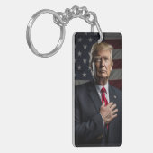 ドナルド・トランプ2024アメリカを取り戻す キーホルダー (正面左)