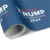 ドナルド・トランプ2024アメリカを取り戻す ラッピングペーパー (ロールコーナー)