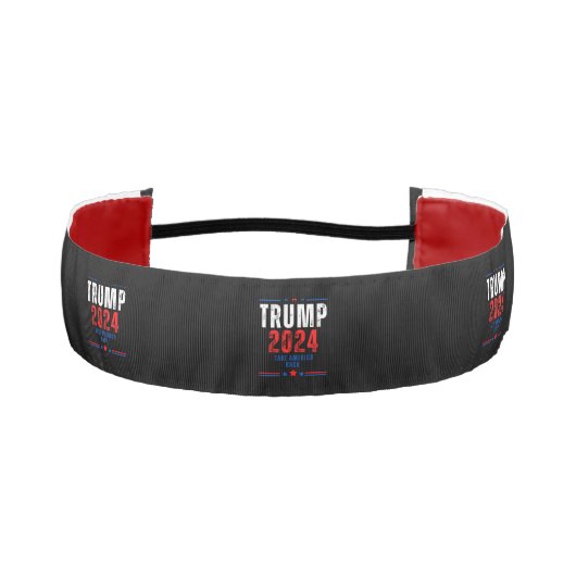 ドナルド・トランプ2024アメリカを選挙のネクタイに戻す アスレチックヘッドバンド (正面)