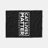 ドナルド・トランプ2024ネコがアメリカを取り戻すレトロビン フリースブランケット (正面(横))