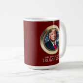 ドナルド・トランプ2024共和党レッド収集可能 コーヒーマグカップ (正面右)