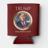 ドナルド・トランプ2024共和党レッド収集可能 缶クーラー (正面)