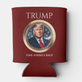 ドナルド・トランプ2024共和党レッド収集可能 缶クーラー (裏面)