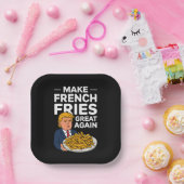 ドナルド・トランプ2024再フランスの生揚げ素晴らしる ペーパープレート (パーティー)