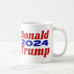 ドナルド・トランプ2024半分 コーヒーマグカップ