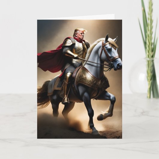 ドナルド・トランプ2024年おもしろい保守派 カード (正面)