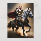 ドナルド・トランプ2024年おもしろい保守派 ポストカード (正面)