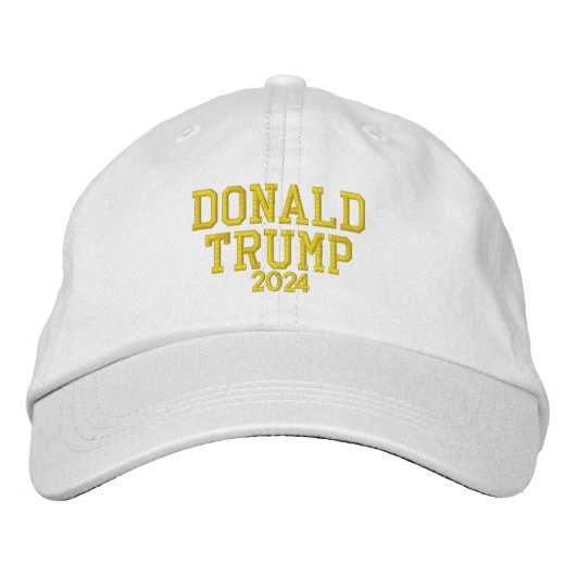 ドナルド・トランプ2024年の選挙制限 刺繍入りキャップ (正面)