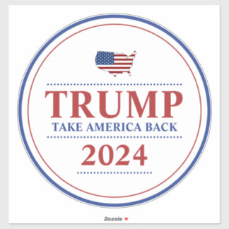 ドナルド・トランプ2024年アメリカの再選を奪取 シール