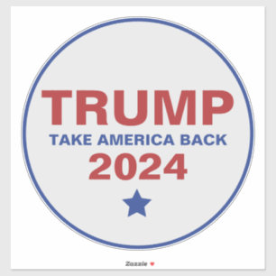 ドナルド・トランプ2024年アメリカの再選を奪取 シール
