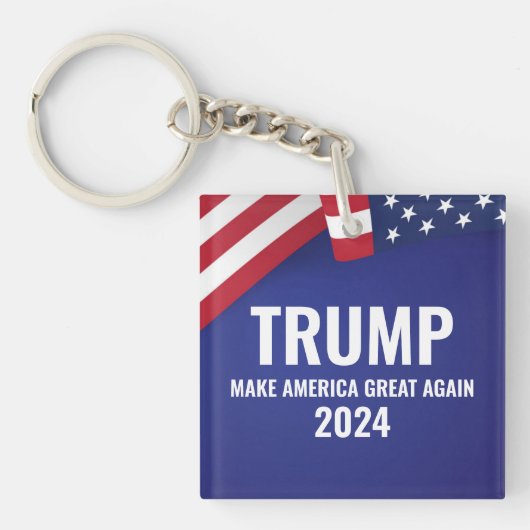 ドナルド・トランプ2024年モダン大統領 キーホルダー (正面)
