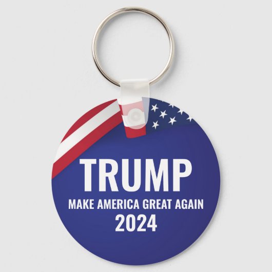 ドナルド・トランプ2024年モダン大統領 キーホルダー (正面)