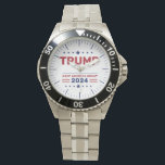 ドナルド・トランプ2024年保アメリカ総統素晴らし領 腕時計<br><div class="desc">ドナルド・トランプ2024年アメリカ・ウォッチ保社長のサポートを見せ素晴らしなさい！この独特の時計はアメリカ保のスローガンと愛国の祝愛国心、そしてスタイルでの2024年のキャンペーンを特徴とする。素材を使っ高品質て設計された耐久性と日々の衣服や記念はっきりした品として最適な象徴的な外観を兼ね備えている。個人的な声明のピースとして、または仲間の支持者のための贈り物として、この時計ユニークは、2024年の選挙のシーズンのための表現あなたのプライドとサポートのための有意義な方法として役立つ。</div>
