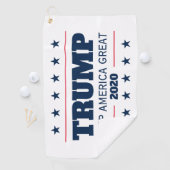 ドナルド・トランプ2024年保選選アメリカ素晴らし ゴルフタオル (インサイチュ)