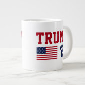 ドナルド・トランプ2024米国国旗 ジャンボコーヒーマグカップ (正面右)