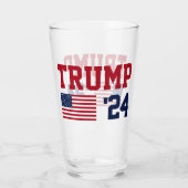 ドナルド・トランプ2024米国国旗 タンブラーグラス (裏面)