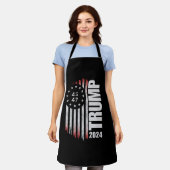ドナルド・トランプ2024選挙投票45 47アメリカ人 エプロン (着用した状態)