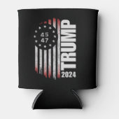 ドナルド・トランプ2024選挙投票45 47アメリカ人 缶クーラー (正面)