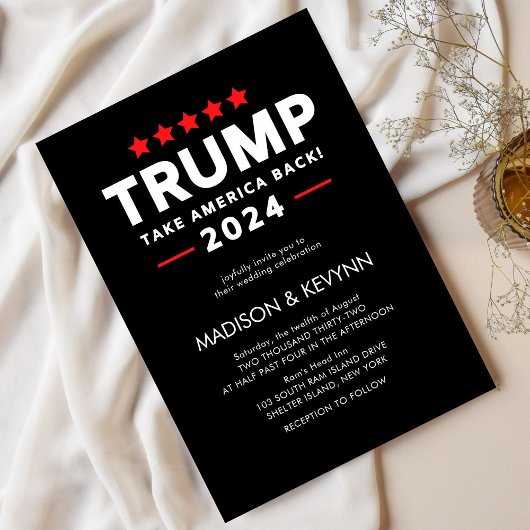ドナルド・トランプ2024 アメリカを取り戻せ 選挙 招待状