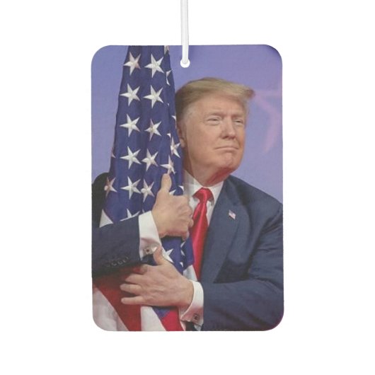 ドナルド・トランプ2024 カーエアーフレッシュナー (正面)