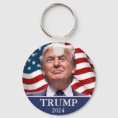 ドナルド・トランプ2024 キーホルダー (正面)