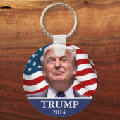 ドナルド・トランプ2024 キーホルダー (正面)
