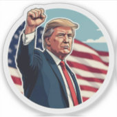 ドナルド・トランプ2024 シール (正面)