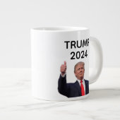 ドナルド・トランプ2024 ジャンボコーヒーマグカップ (正面右)