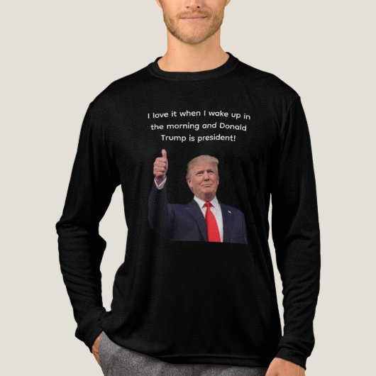 ドナルド・トランプ2024 トライブレンドTシャツ (正面)