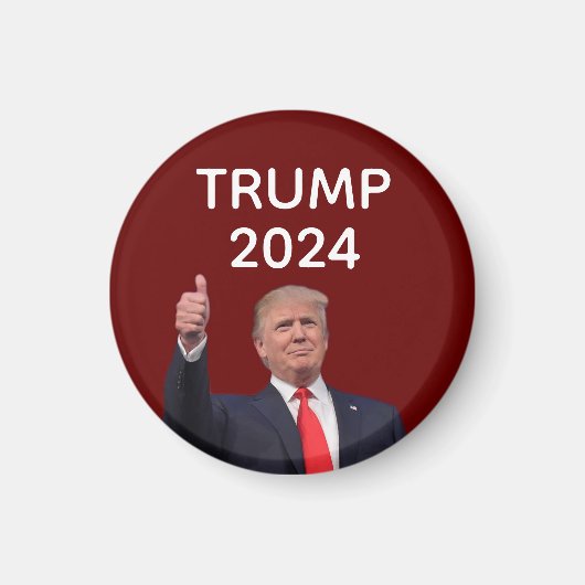 ドナルド・トランプ2024 マグネット (正面)