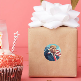 ドナルド・トランプ2024 ラウンドシール