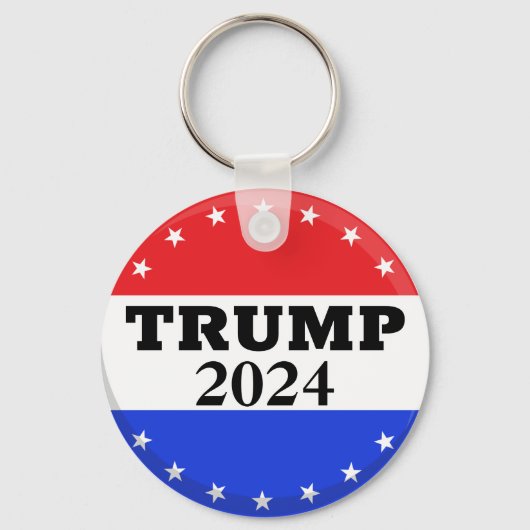 ドナルド・トランプ2024 – 大統領のためのトランプ キーホルダー (正面)