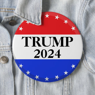 ドナルド・トランプ2024 – 大統領のためのトランプ 缶バッジ