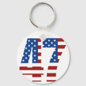 ドナルド・トランプ2024 大統領の 47勝者 – 米国 キーホルダー (裏面)