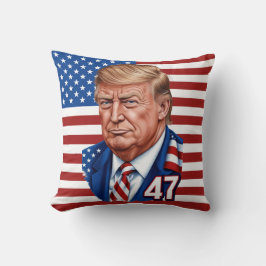 ドナルド・トランプ2024 大統領の 47勝者 – 米国 クッション