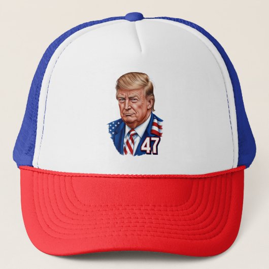 ドナルド・トランプ2024 大統領の 47勝 キャップ (正面)
