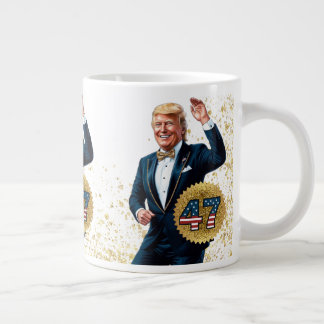 ドナルド・トランプ2024 大統領の 47勝 ジャンボコーヒーマグカップ