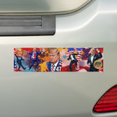 ドナルド・トランプ2024 大統領の 47勝 バンパーステッカー (車上)