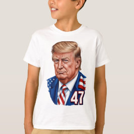 ドナルド・トランプ2024 大統領の 47勝 Tシャツ