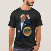 ドナルド・トランプ2024 大統領の 47勝 Tシャツ (正面)