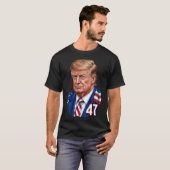 ドナルド・トランプ2024 大統領の 47勝 Tシャツ (正面フル)