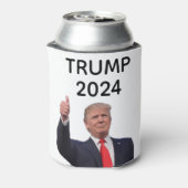 ドナルド・トランプ2024 缶クーラー (缶裏面)