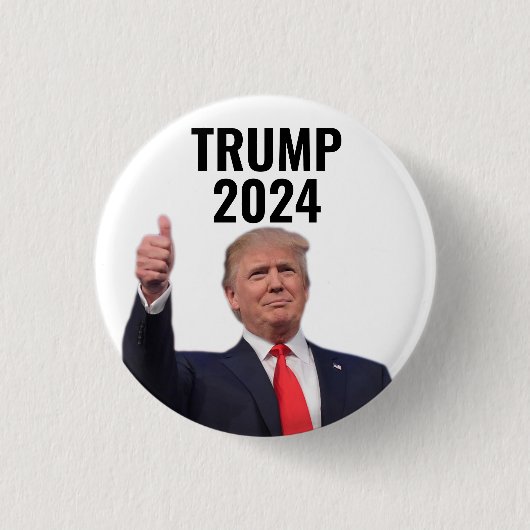 ドナルド・トランプ2024 缶バッジ (正面)