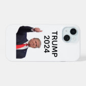 ドナルド・トランプ2024 iPhone 15ケース (裏面横)