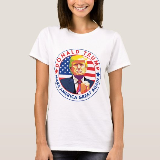 ドナルド・トランプ2024 Tシャツ (正面)